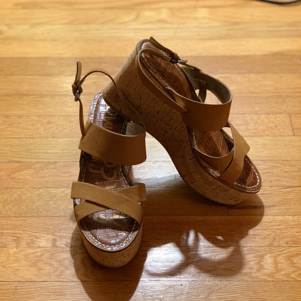 Sam Edelman wedges barely worn